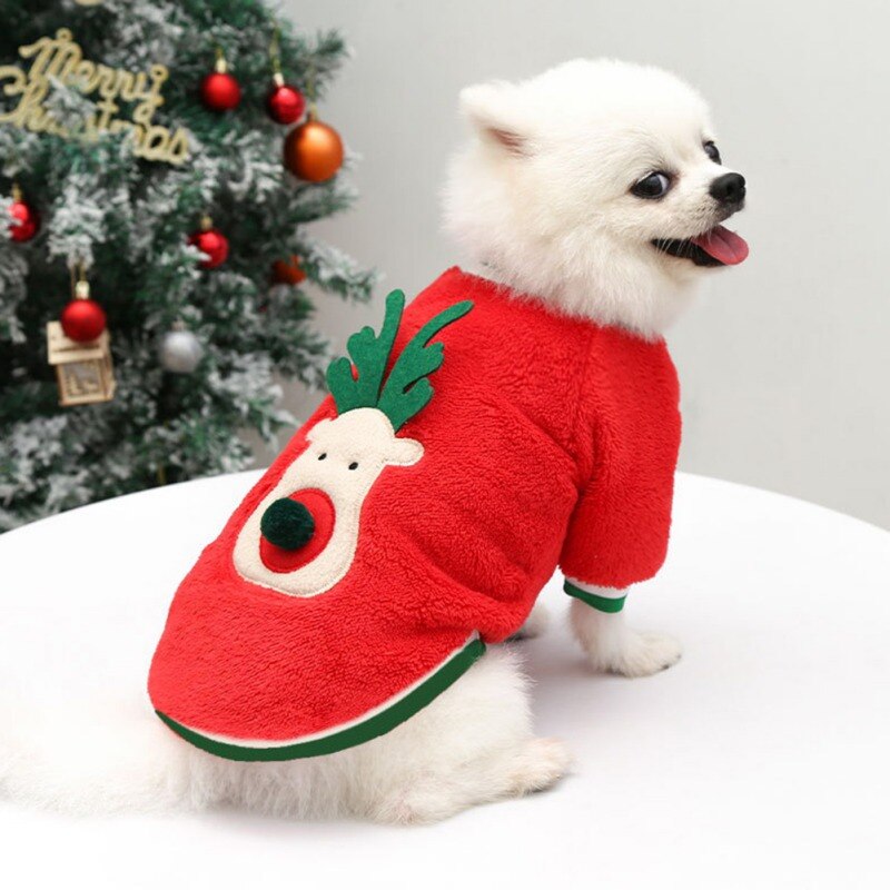 Pet Winter Dog Clothes Warm Coats Christmas Costume