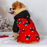 Pet Winter Warm Dog Clothes Fleece Four-legged Jackets