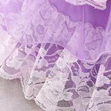 Kid Baby Girls Lace Lolita Puffy Princess Layers Tulle Flower Dress