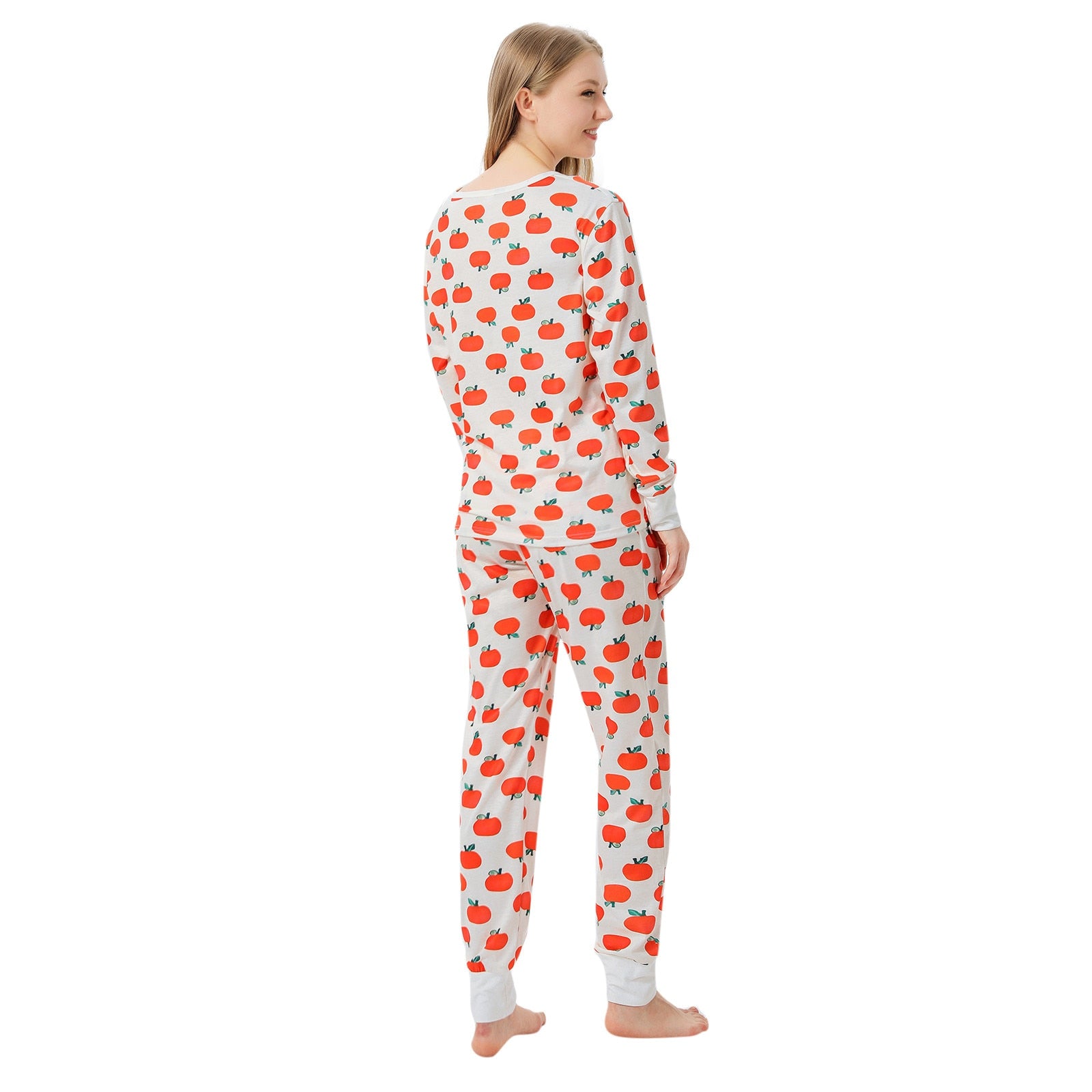 Family Matching Halloween Pajamas Long Sleeve Pumpkin Sleepwear Nightwear