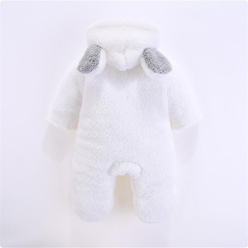 Baby Autumn Winter Cotton Casual Cute Bear Jumpsuit Romper