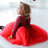 Kid Baby Girl Autumn Mommy and Me Tulle Family Matching Dress