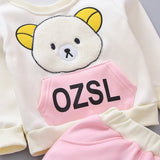 Kids Baby Girl Warm Clothes Infant Tops+Bottoms+Vest 3Pcs Sports Suit