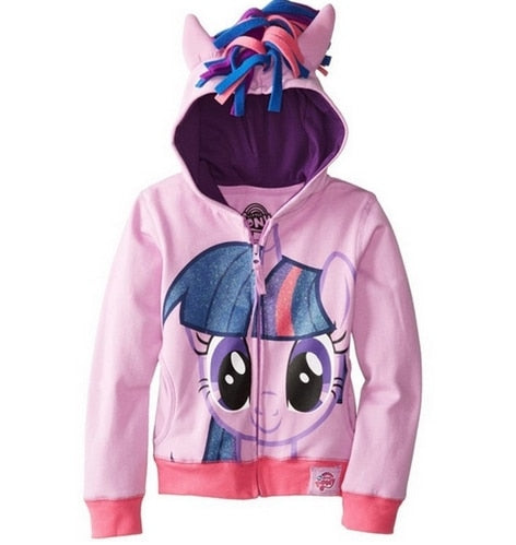 Pony Coat Spring Autumn Cute Kids Baby Girl Outerwear Coats