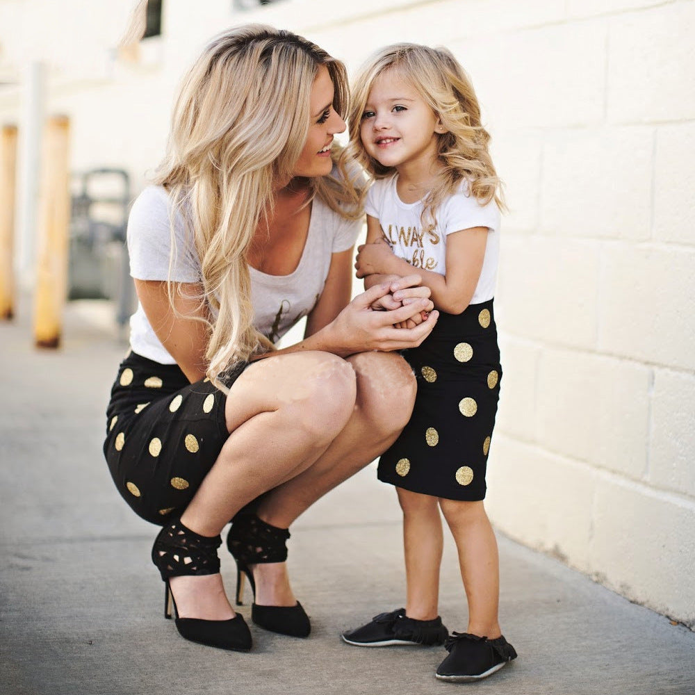 Family Matching Outfits Mother Daughter Dresses 2PCS