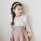 Kid Baby Girl Elegant Princes Lace Dress 2 Pcs Set