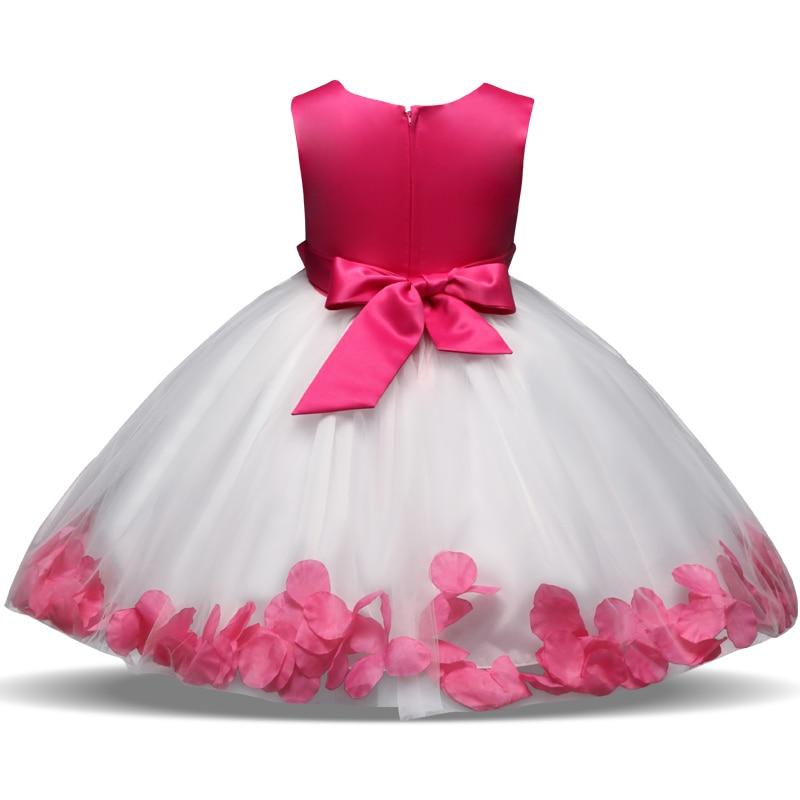 Kids Girl Dress Birthday Party Dress with Flowers Princess Ball Gown - honeylives