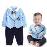 Baby Boy Gentleman Romper Jumpsuit Bodysuit Party Suit Set