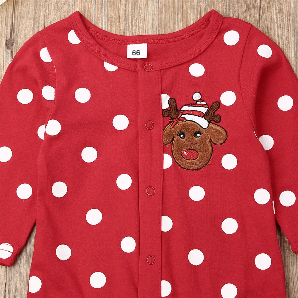 Christmas Infant Baby Boy Girl Rompers Jumpsuit