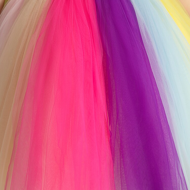 Kid Girls Party Clothes Sequins Banquet Lace Gown Princess Dress