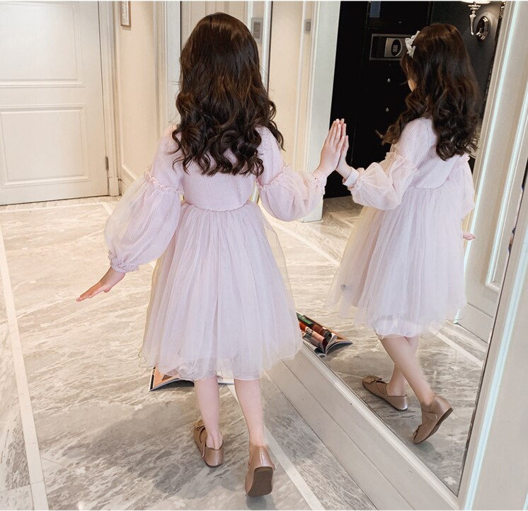 Kids Girl Wedding Bridesmaid Pageant Party Formal Ball Princess Tulle Dresses