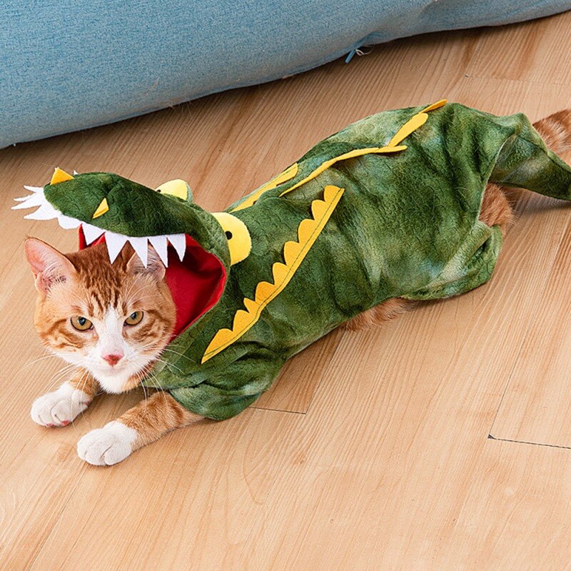 Pet Cat Dog Halloween Funny Transformed Clothes
