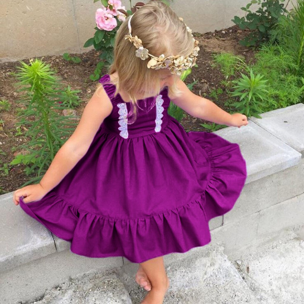 Baby Girl Sleeveless Lace Summer Dresses