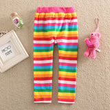 Kids Girl Baby Leggings Rainbow Print Unicorn Pencil Pants Skinny Trousers