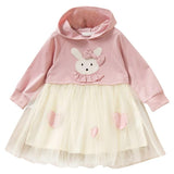 Kid Baby Girl Party Cartoon Rabbit Dresses