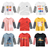 Kid Baby Boys Girls Tee Tops Long Sleeves Print Cartoon T-Shirt