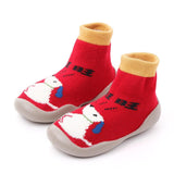 Kid Baby Girl Toddler First Walker Knit Booties Unisex Baby Shoes Soft Rubber