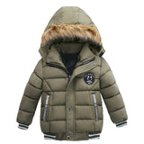 Baby Boys Winter Jackets Hooded Thick Warm Coats