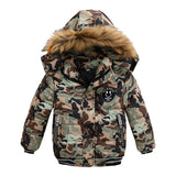 Baby Boys Winter Jackets Hooded Thick Warm Coats