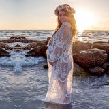 Maternity Photography Props Bohemia Maxi Gown Beach Dress