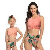 Family Matching Swimsuits Print Bikini Set Beachwear