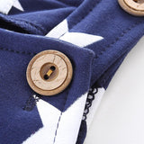 Kid Baby Boys Girls Trousers Overalls Star Cotton Suspender Pants