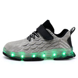 Boys Glowing Sneakers LED Lighting Luminous Sneakers Shoes