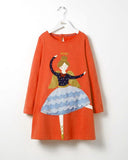 Kid Baby Girl Long Sleeve Shirt Casual Autumn Dresses