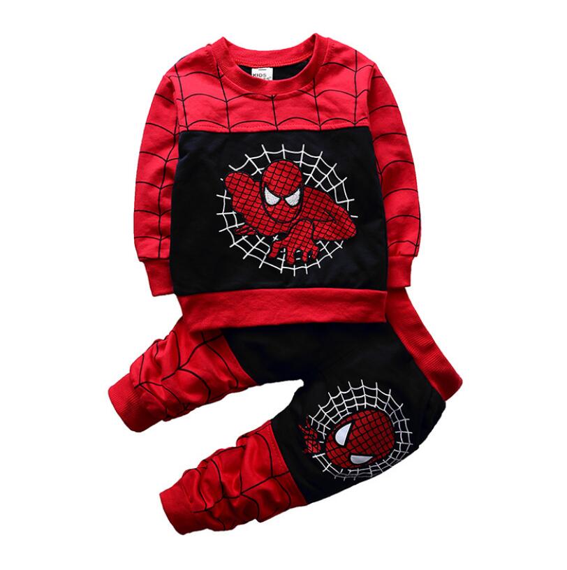 Spring Baby Boys Sets Cotton Sport Suits 2 Pcs