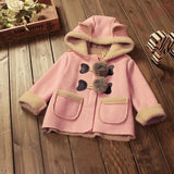 Baby Girl Hooded Thickness Autumn Winter Jacket Coats