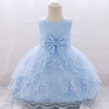 Baby Girl Dress Bow Princess Lace Party Dress Summer Dress