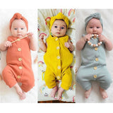 Baby Girl Boy 2pcs Set Outfit Rompers With Headband