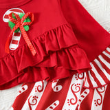 Kid Baby Girl Long Sleeve Christmas 2 Pcs Sets