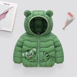 Kid Baby Boy Girl Hooded Down Cotton-padded Jacket Coat