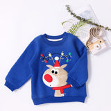 Kid Baby Christmas Thickened Plush Sweater Top