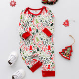 Family Matching Christmas Parent-child Homewear Suit Daily Pajamas