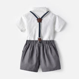 Baby Boy Formal Short Sleeve Cotton Party Sets