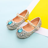 Girl Pearl Sequin Soft Sole Single Shoes