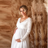 Maternity Sexy Pregnancy Photo Shoot Maxi Gown Pregnant Dresses