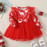 Baby Girl Fairy Cute Stitching Romantic Gauze Fluffy Dresses