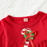 Kid Baby Girl Long Sleeve Christmas 2 Pcs Sets