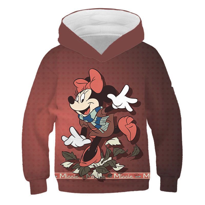 Kid Boy Girl Mickey Mouse 3D Digital Print Pullover Hoodie