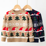 Kid Baby Boy Pullover Christmas Bottomed Sweater