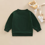 Autumn Kids Baby Girls Sweatshirt Sun Print Long Sleeve Sweaters Tops