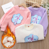 Kid Girl Winter Cashmere Sequins Thickened Sweaters