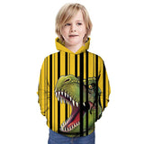 Children Kid  Dinosaur Pattern 3D Printed Hoodie
