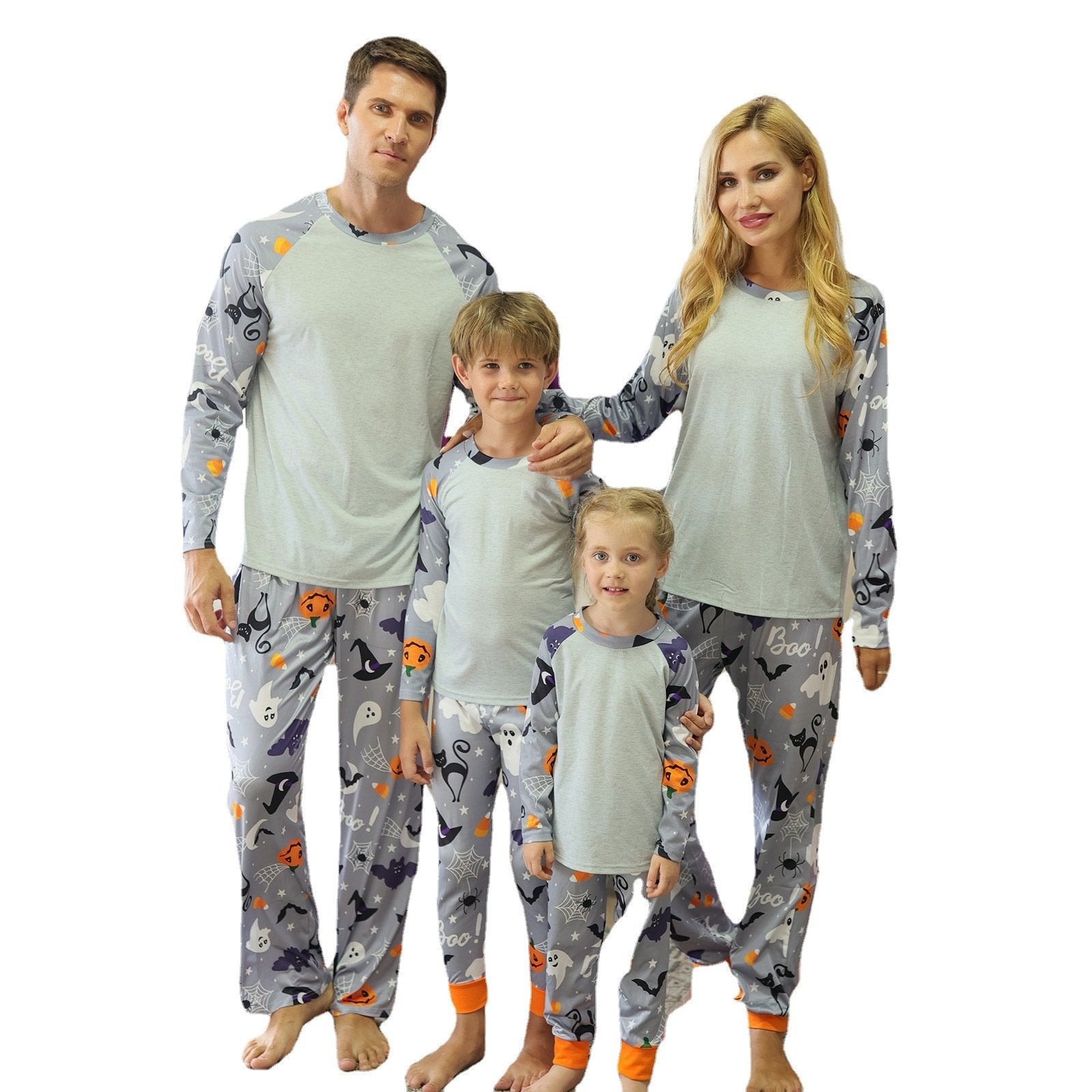 Family Matching Parent-child Pumpkin Halloween Pajamas