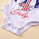 Baby Girl Stars Independence Day Shorts Set