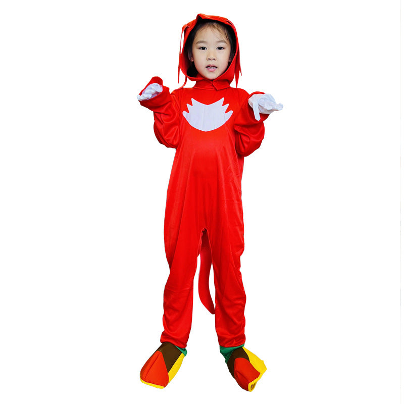 Kid Girl Supersonic Hedgehog Red Sonic Bodysuit Rompers