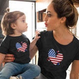 Kids Baby Girl Boys Independence Day Family Matching T-shirt